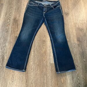 Silver Jeans Women's Dark Blue Aiko Bootcut Jeans